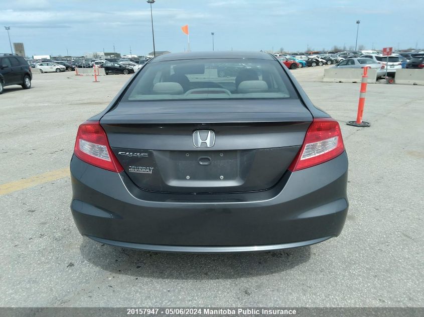 2012 Honda Civic Lx VIN: 2HGFG3B46CH003574 Lot: 20157947