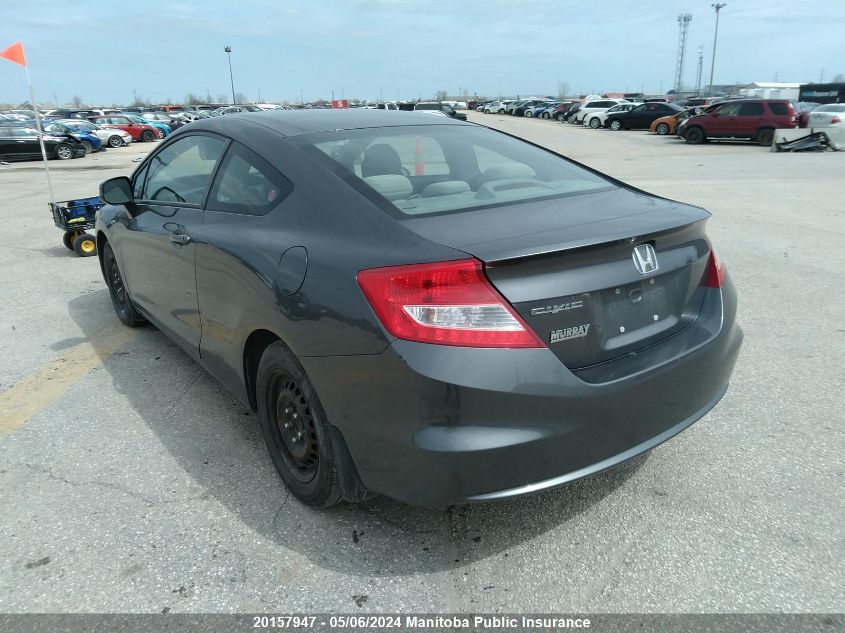 2012 Honda Civic Lx VIN: 2HGFG3B46CH003574 Lot: 20157947