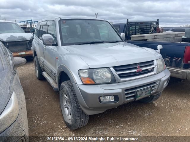 2001 Mitsubishi Pajero VIN: V75W0012196 Lot: 20157954