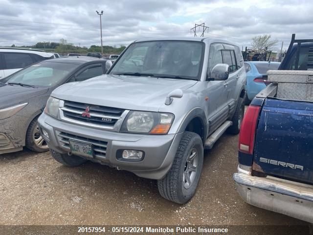 2001 Mitsubishi Pajero VIN: V75W0012196 Lot: 20157954