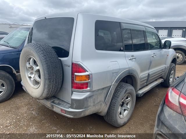 2001 Mitsubishi Pajero VIN: V75W0012196 Lot: 20157954