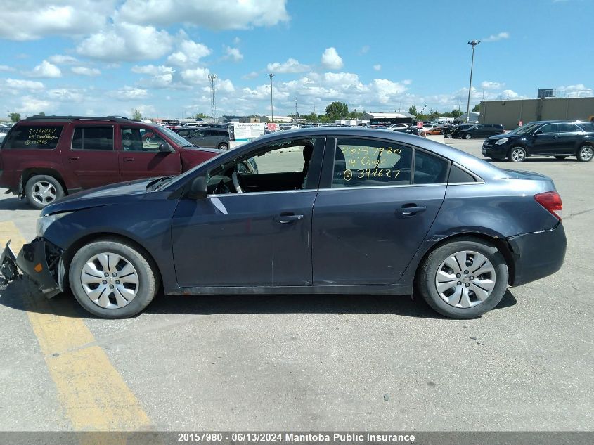 2014 Chevrolet Cruze Lt Turbo VIN: 1G1PC5SB5E7392627 Lot: 20157980