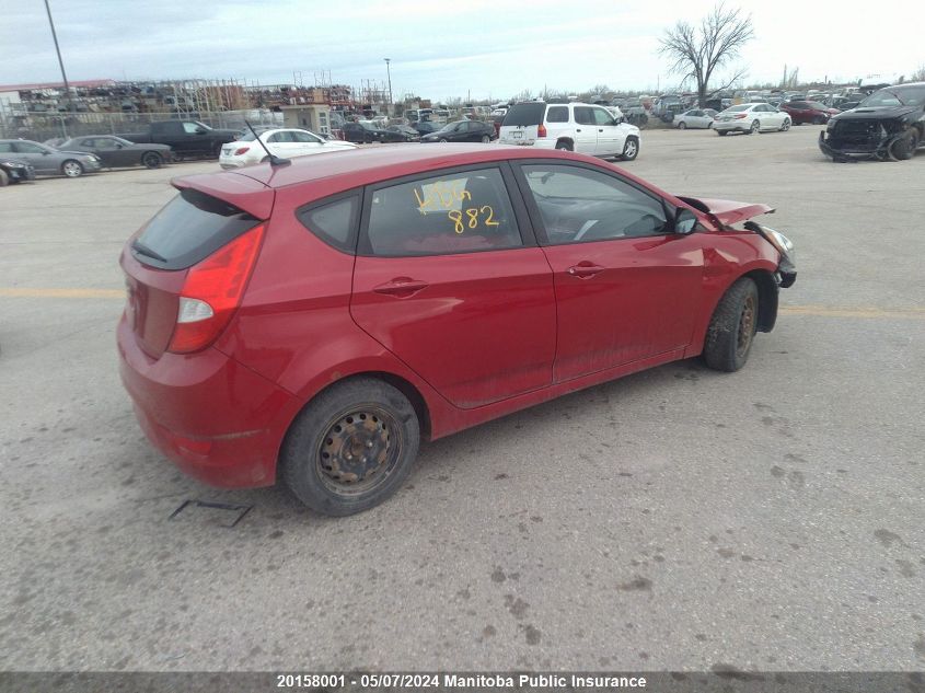 2014 Hyundai Accent Gl VIN: KMHCT5AE3EU192389 Lot: 20158001