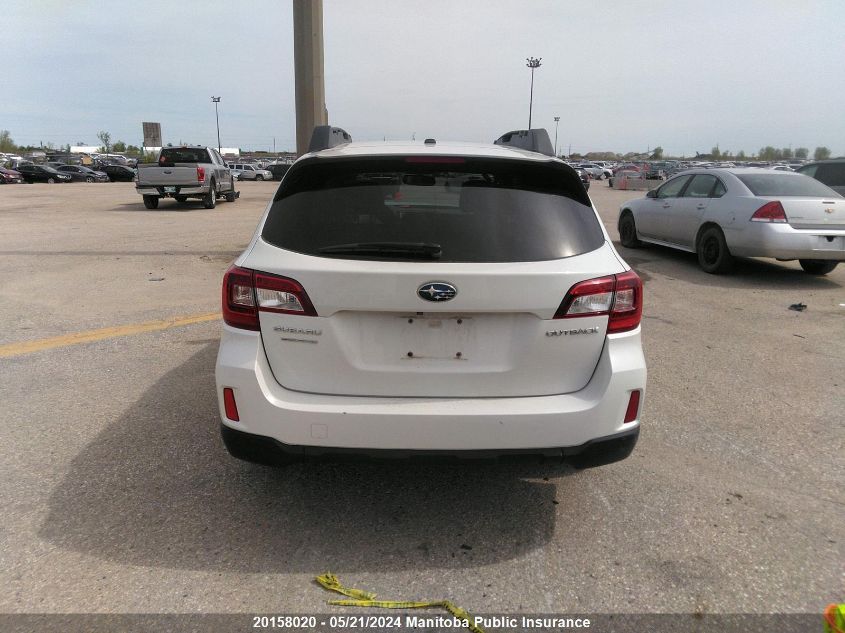 2015 Subaru Outback 2.5I Limited VIN: 4S4BSCLC4F3205480 Lot: 20158020