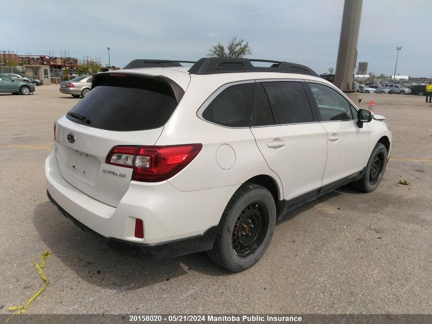 2015 Subaru Outback 2.5I Limited VIN: 4S4BSCLC4F3205480 Lot: 20158020