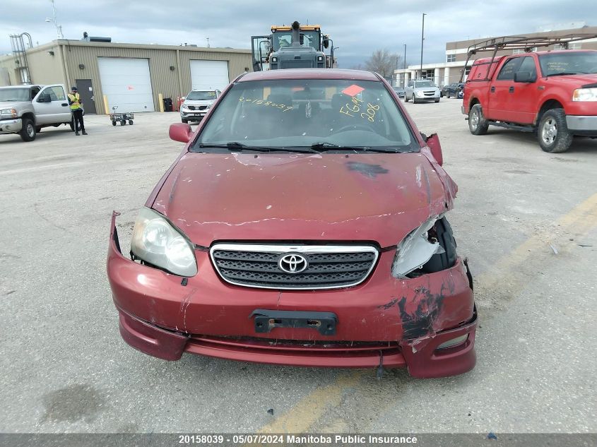 2005 Toyota Corolla S VIN: 2T1BR32E55C905632 Lot: 20158039