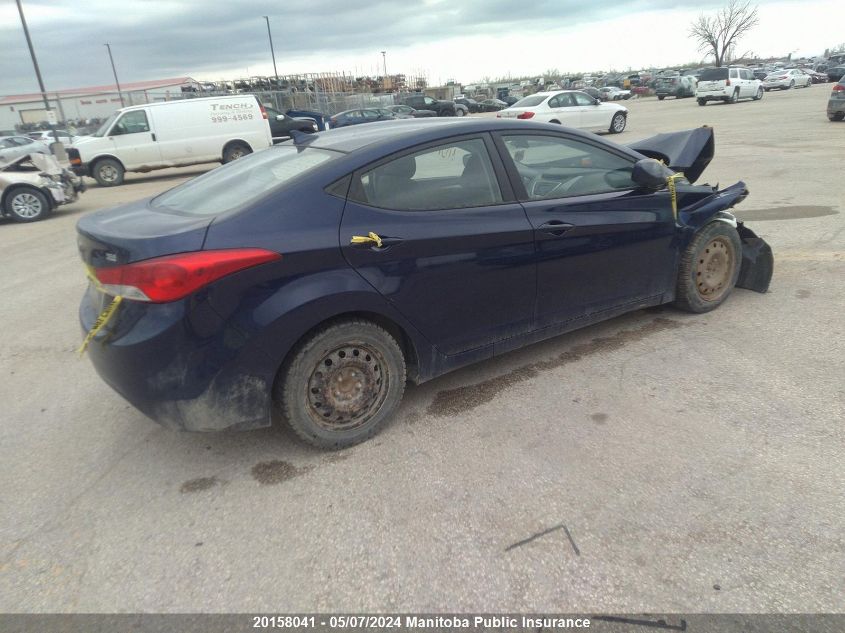 2012 Hyundai Elantra Gls VIN: 5NPDH4AE8CH115786 Lot: 20158041