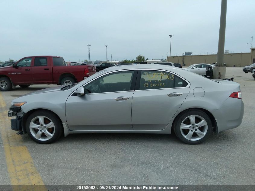 2009 Acura Tsx VIN: JH4CU264X9C800693 Lot: 20158063