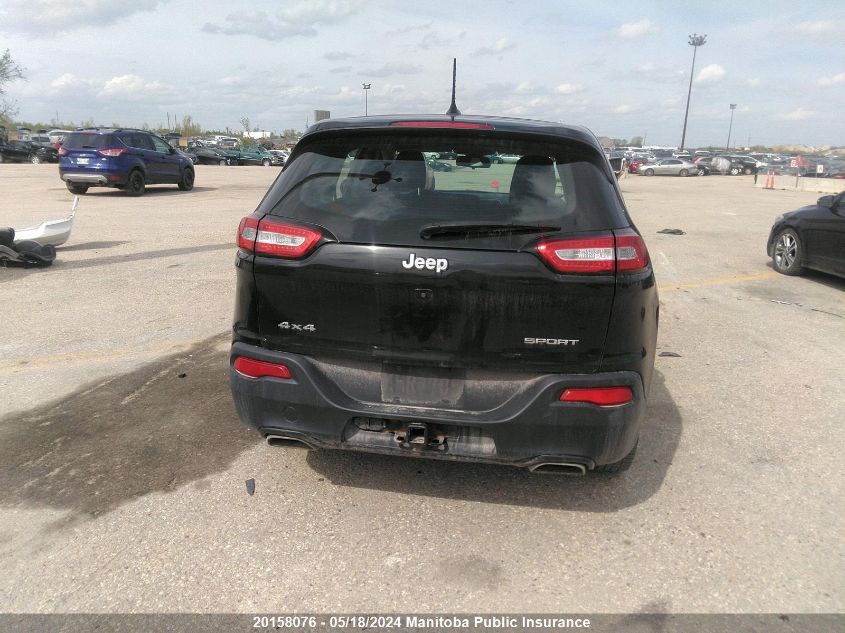 2015 Jeep Cherokee Sport VIN: 1C4PJMAS7FW624208 Lot: 20158076