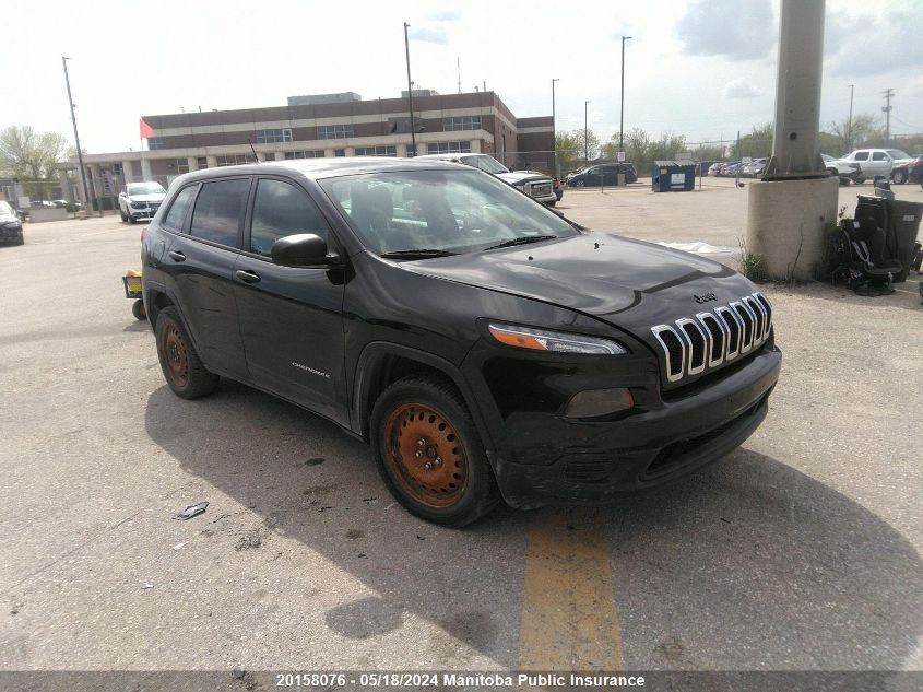 2015 Jeep Cherokee Sport VIN: 1C4PJMAS7FW624208 Lot: 20158076