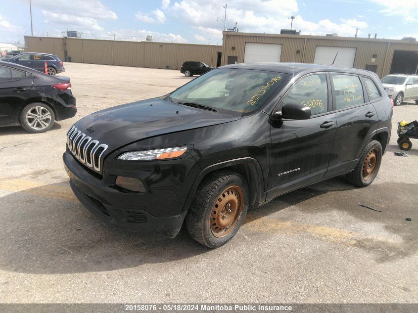 2015 Jeep Cherokee Sport VIN: 1C4PJMAS7FW624208 Lot: 20158076