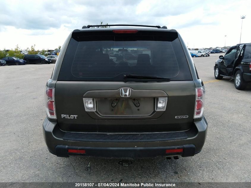 2006 Honda Pilot Lx VIN: 2HKYF18176H530031 Lot: 20158107
