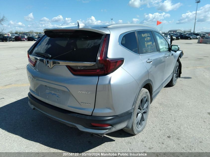 2021 Honda Cr-V Sport VIN: 2HKRW2H48MH202019 Lot: 20158122