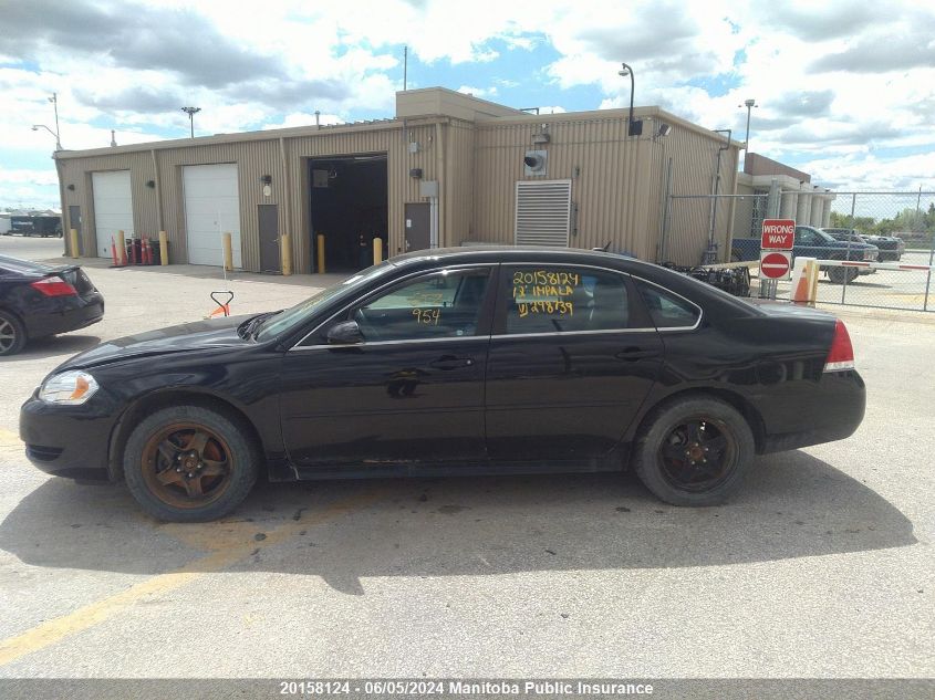 2012 Chevrolet Impala Lt V6 VIN: 2G1WB5E3XC1298739 Lot: 20158124