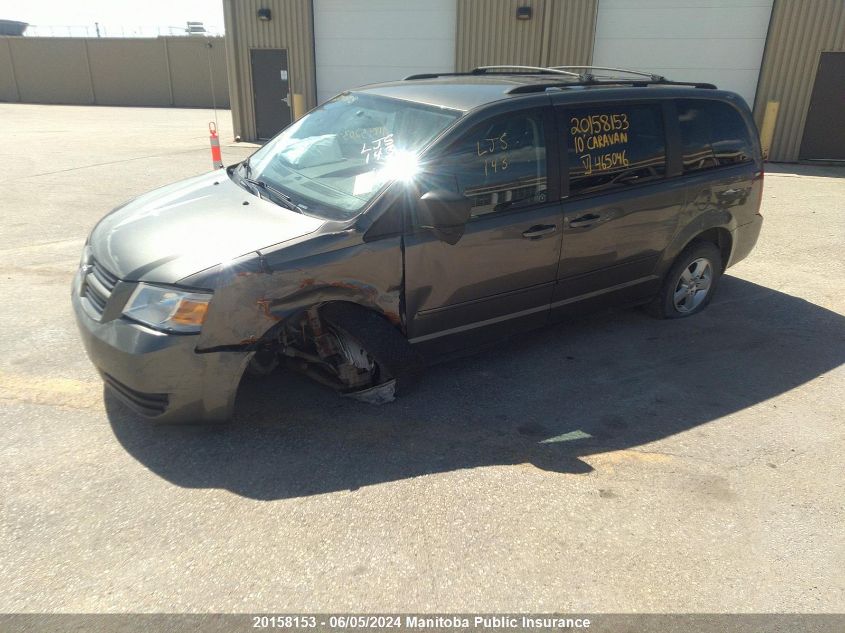 2010 Dodge Grand Caravan Se VIN: 2D4RN4DE1AR465046 Lot: 20158153