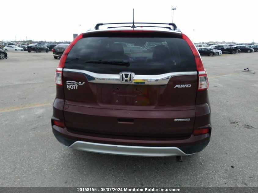 2016 Honda Cr-V Touring VIN: 5J6RM4H95GL801967 Lot: 20158155