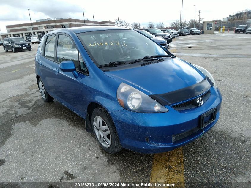 2007 Honda Fit Lx VIN: JHMGD37447S807454 Lot: 20158273