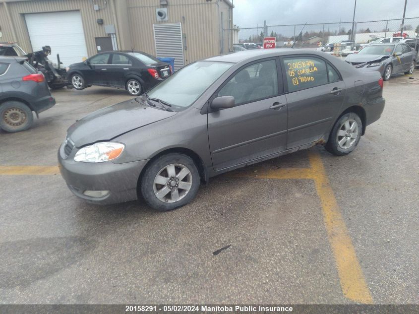 2005 Toyota Corolla Le VIN: 2T1BR32E05C910110 Lot: 20158291