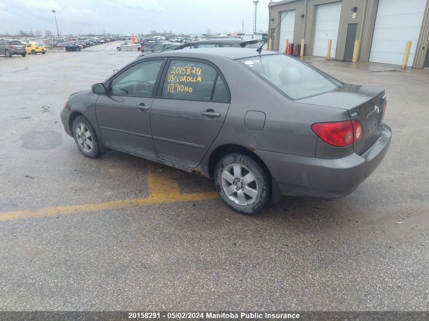 2005 Toyota Corolla Le VIN: 2T1BR32E05C910110 Lot: 20158291