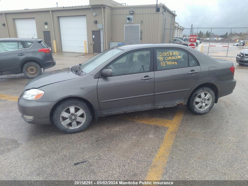 2005 Toyota Corolla Le VIN: 2T1BR32E05C910110 Lot: 20158291