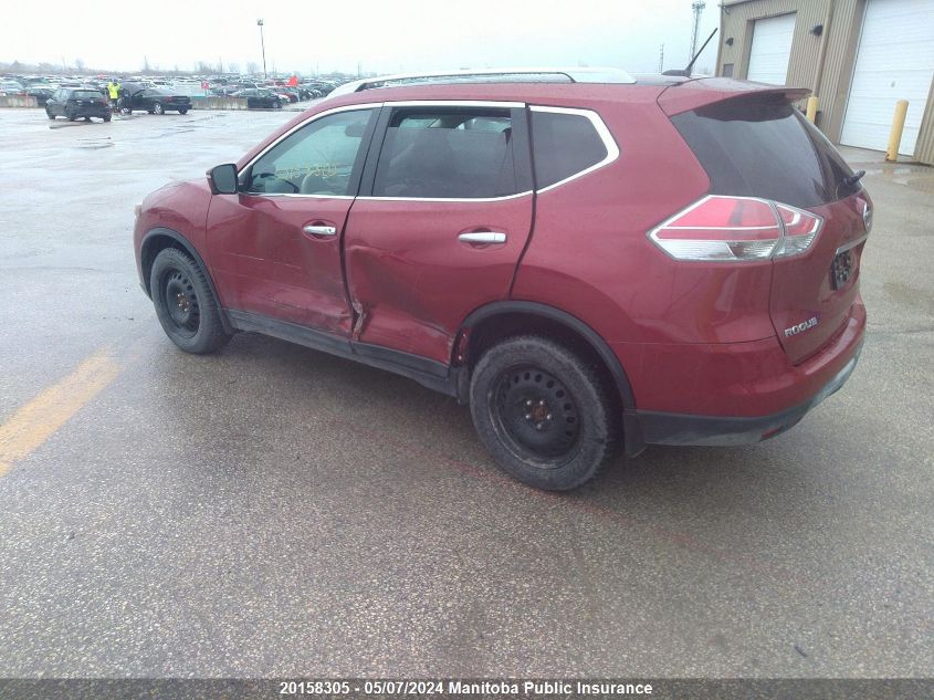 2014 Nissan Rogue Sl VIN: 5N1AT2MV1EC836169 Lot: 20158305