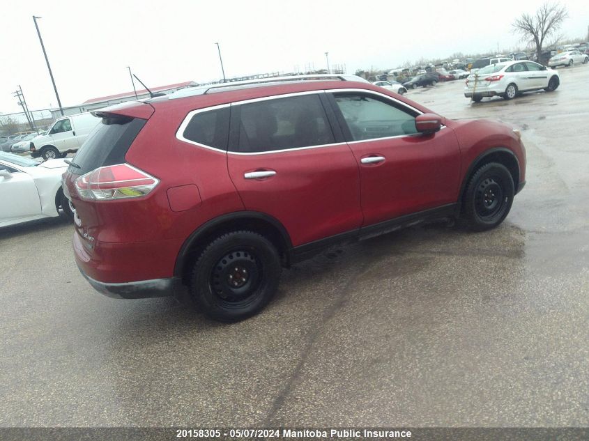 2014 Nissan Rogue Sl VIN: 5N1AT2MV1EC836169 Lot: 20158305