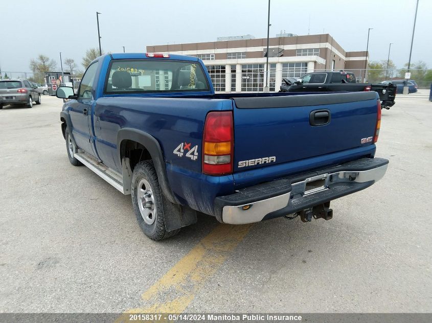 2003 GMC Sierra 1500 Pickup VIN: 1GTEK14V13Z347185 Lot: 20158317