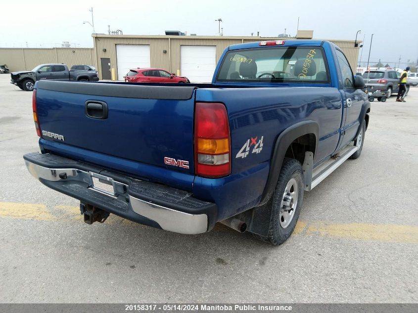 2003 GMC Sierra 1500 Pickup VIN: 1GTEK14V13Z347185 Lot: 20158317