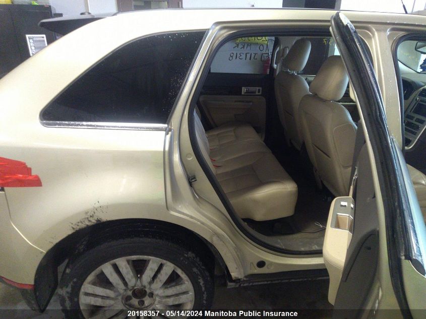 2010 Lincoln Mkx VIN: 2LMDJ8JC3ABJ17318 Lot: 20158357