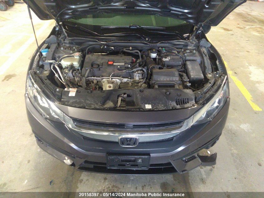 2018 Honda Civic Ex VIN: 2HGFC2F85JH004375 Lot: 20158397