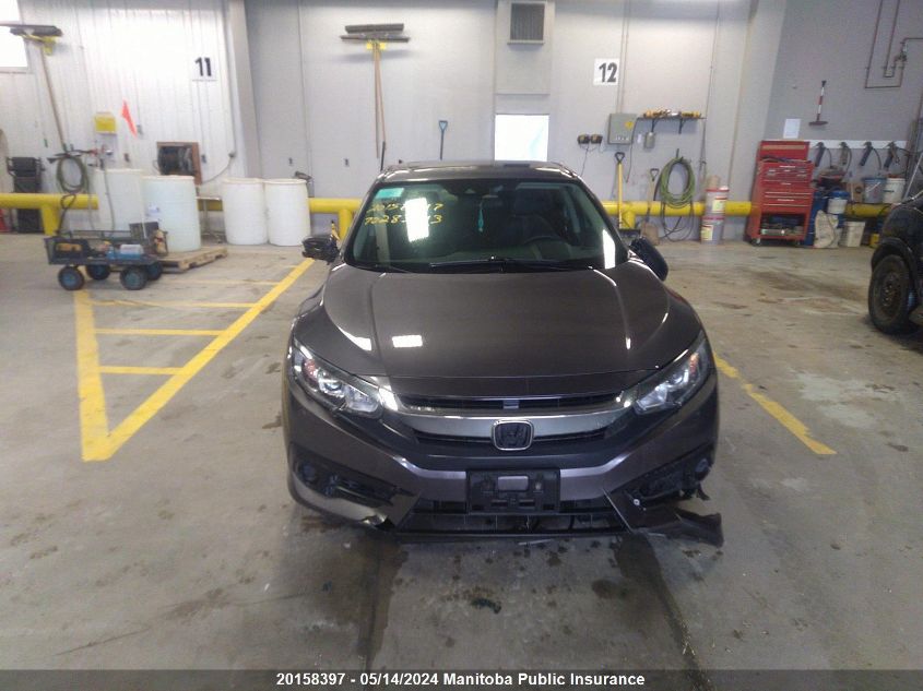 2018 Honda Civic Ex VIN: 2HGFC2F85JH004375 Lot: 20158397