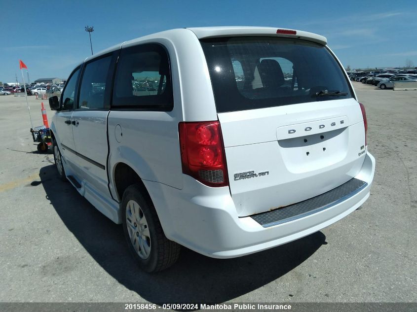 2016 Dodge Grand Caravan Se VIN: 2C4RDGBG2GR332763 Lot: 20158456