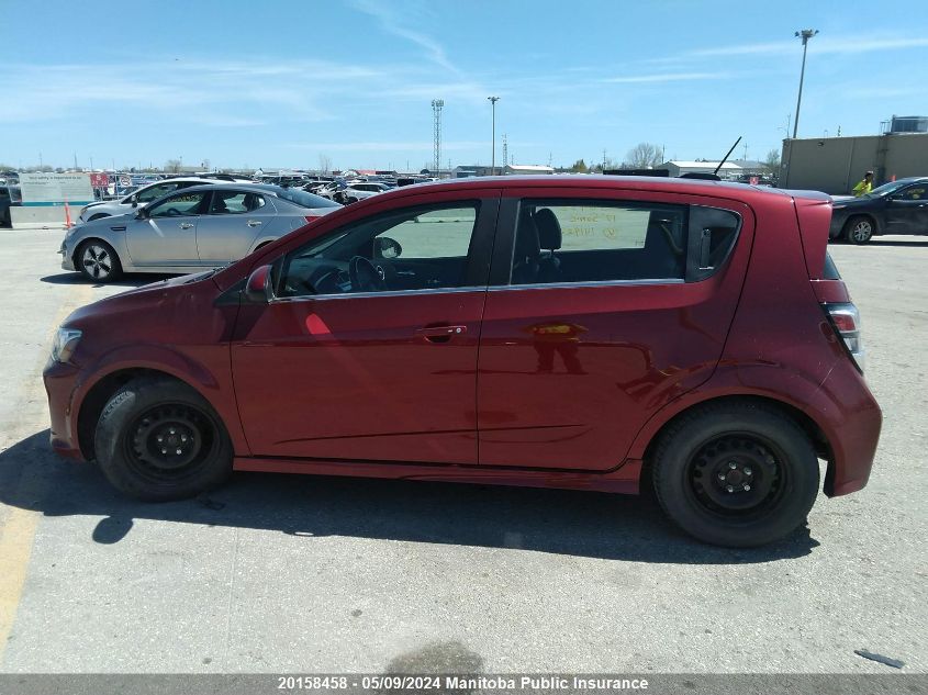 2017 Chevrolet Sonic Ltz VIN: 1G1JF6SB1H4141922 Lot: 20158458