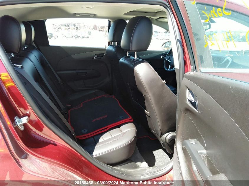 2017 Chevrolet Sonic Ltz VIN: 1G1JF6SB1H4141922 Lot: 20158458