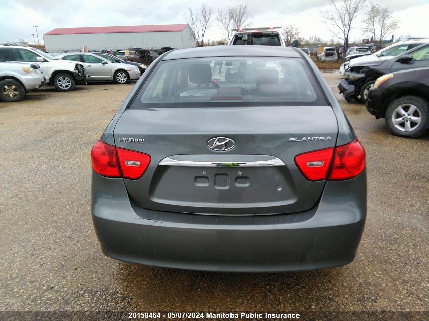 2010 Hyundai Elantra Gl VIN: KMHDU4BD6AU962497 Lot: 20158464