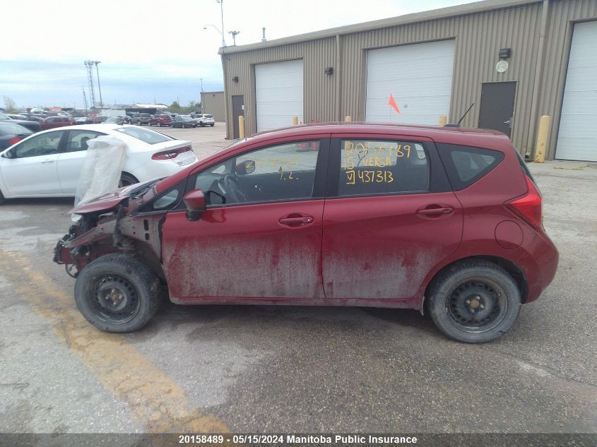 2015 Nissan Versa Note Sl VIN: 3N1CE2CPXFL437313 Lot: 20158489