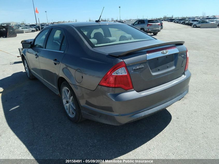 2010 Ford Fusion Sel VIN: 3FAHP0JA3AR103037 Lot: 20158491