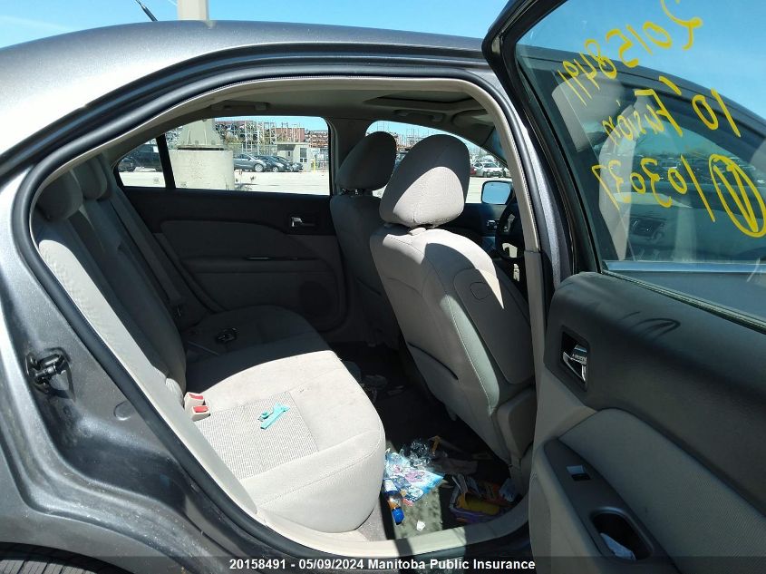 2010 Ford Fusion Sel VIN: 3FAHP0JA3AR103037 Lot: 20158491