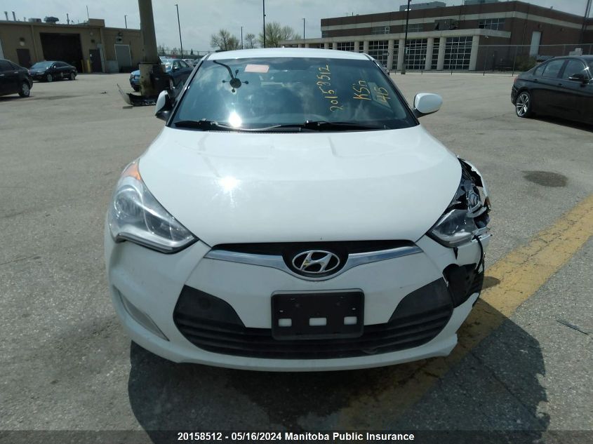 2016 Hyundai Veloster VIN: KMHTC6AD2GU293925 Lot: 20158512