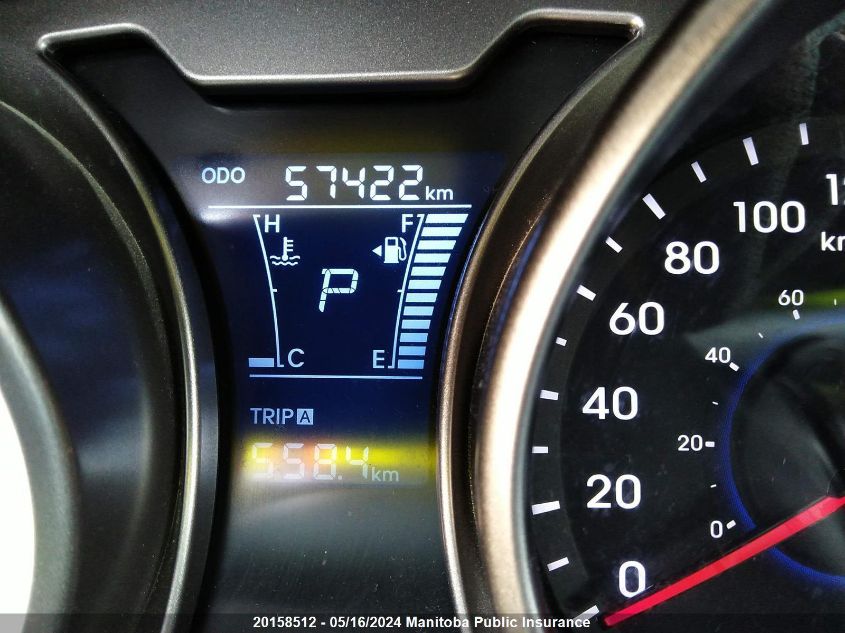 2016 Hyundai Veloster VIN: KMHTC6AD2GU293925 Lot: 20158512