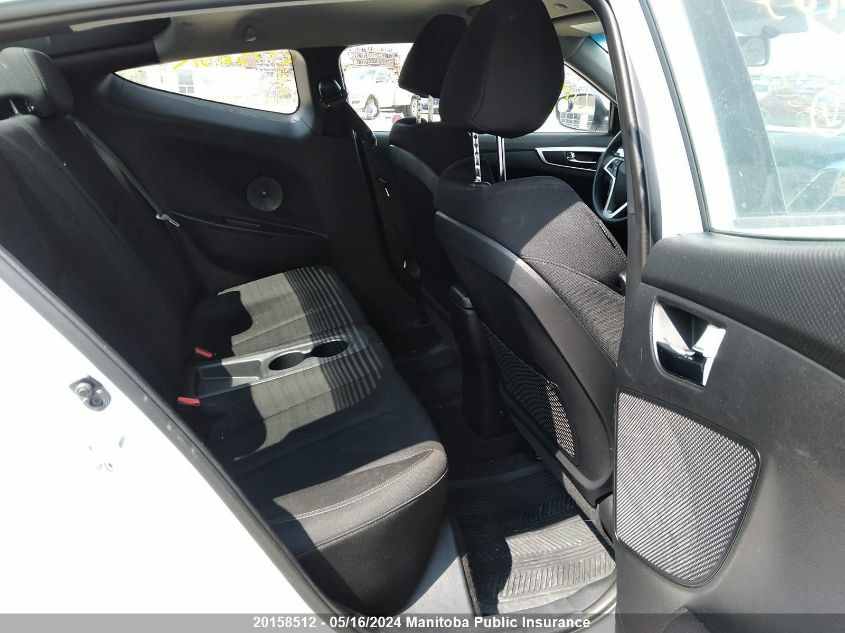 2016 Hyundai Veloster VIN: KMHTC6AD2GU293925 Lot: 20158512