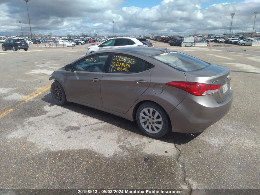 2013 Hyundai Elantra Gl VIN: 5NPDH4AE8DH268489 Lot: 20158513