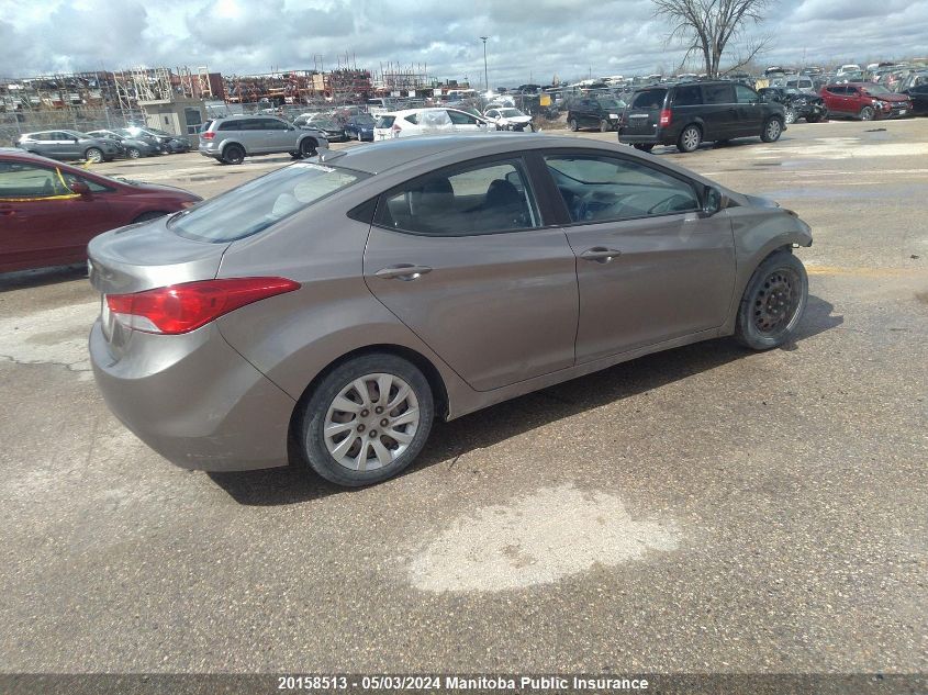 2013 Hyundai Elantra Gl VIN: 5NPDH4AE8DH268489 Lot: 20158513