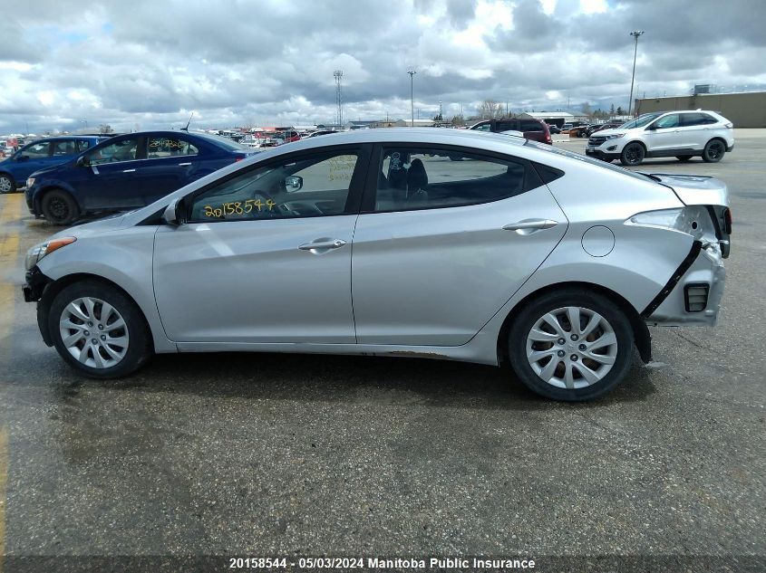 2013 Hyundai Elantra Gl VIN: 5NPDH4AE3DH216462 Lot: 20158544