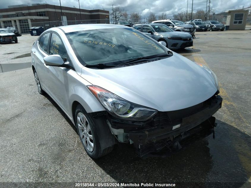 2013 Hyundai Elantra Gl VIN: 5NPDH4AE3DH216462 Lot: 20158544