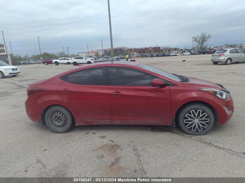 2015 Hyundai Elantra Se VIN: KMHDH4AE1FU285879 Lot: 20158547