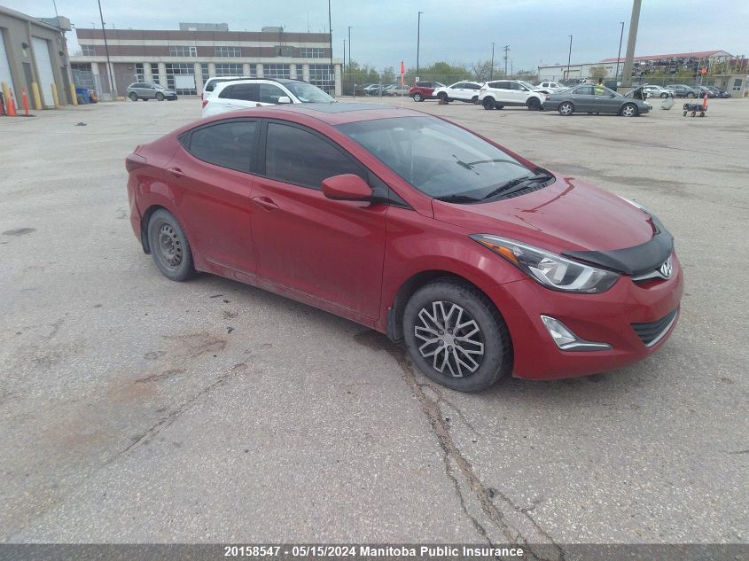 2015 Hyundai Elantra Se VIN: KMHDH4AE1FU285879 Lot: 20158547