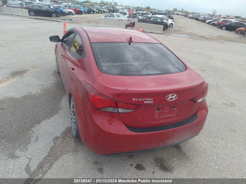 2015 Hyundai Elantra Se VIN: KMHDH4AE1FU285879 Lot: 20158547