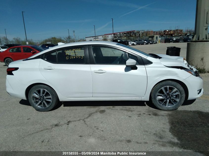 2024 Nissan Versa 1.6 S VIN: 3N1CN8EV0RL846553 Lot: 20158555