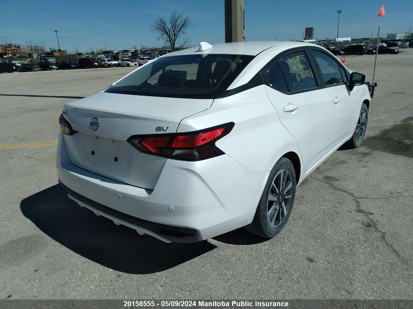 2024 Nissan Versa 1.6 S VIN: 3N1CN8EV0RL846553 Lot: 20158555